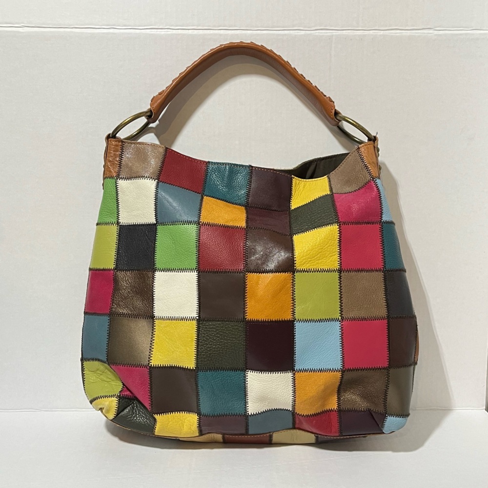 Stella & Max Patchwork Hobo Bag - image 4